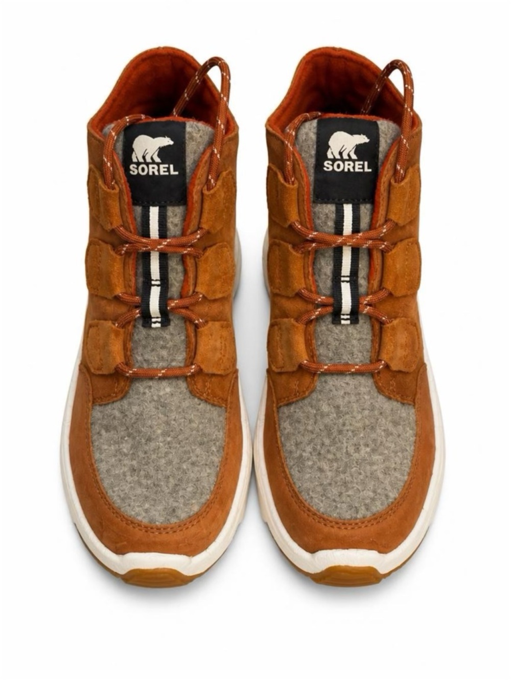 Sorel Kinetic Breakthrough Caribou Suede Wool High-Top Boots/sneakers